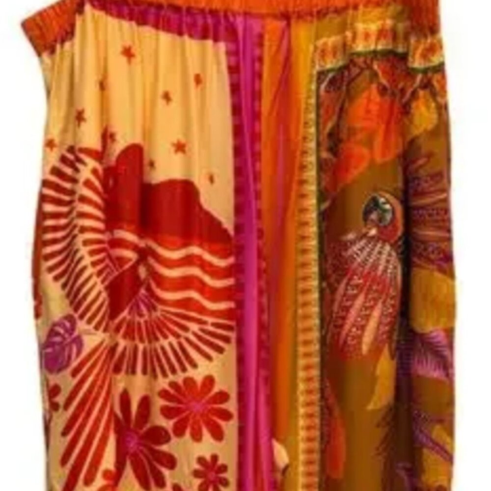 FARM RIO Vibrant Multicolor Women's Pants - Picture 2 of 4